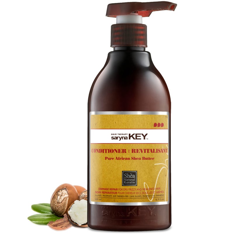Saryna Key Hair Conditioner with Pure African Shea Butter for Dry Frizzy and Damaged Hair - Moisturizing and Hydrating Conditioner (300ml/10.14oz) - Image 1